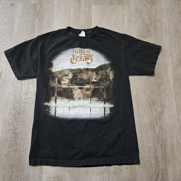 Sons of Texas T Shirt Size Small Baptized in the Rio Grande-A - Picture 1 of 5